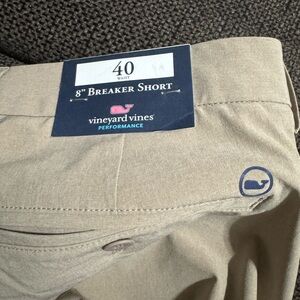 Vineyard Vines Tan Flat Front Shorts
